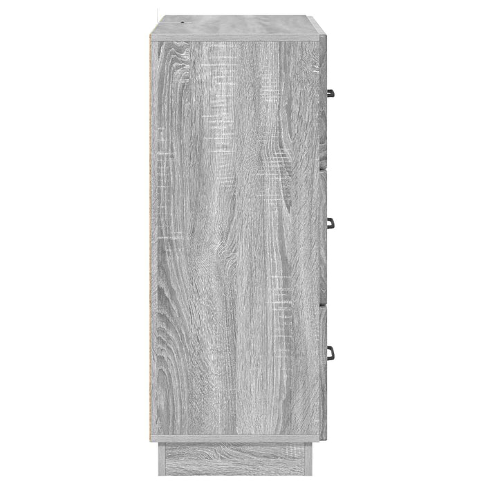 Dulap cu sertare Sonoma gri 66 x 34,5 x 87 cm Lemn prelucrat - WALTI WALTI