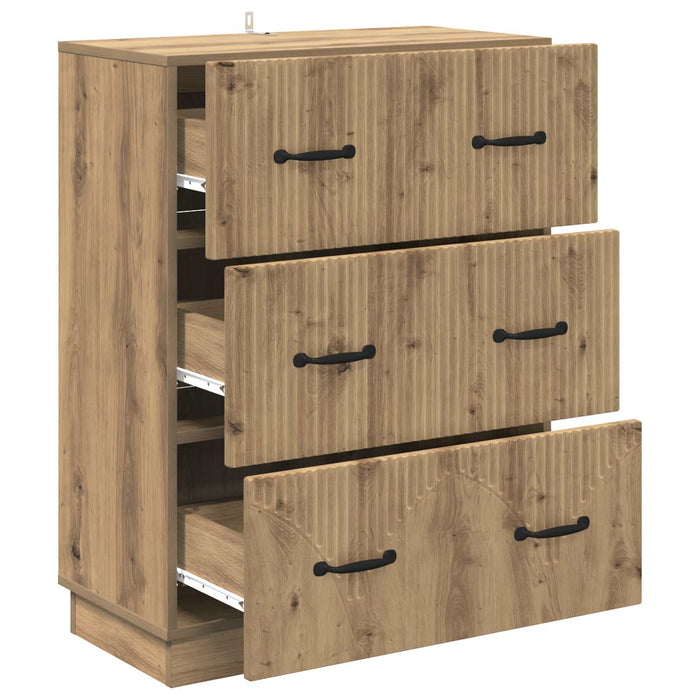 Dulap cu sertare Stejar Artizanal 66 x 34,5 x 87 cm - WALTI WALTI