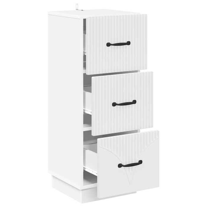 Dulap cu sertare Alb 33 x 34,5 x 87 cm Lemn prelucrat WALTI