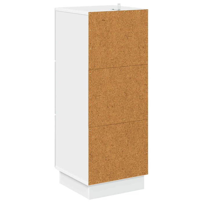 Dulap cu sertare Alb 33 x 34,5 x 87 cm Lemn prelucrat WALTI