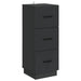 Dulap cu sertare Negru 33 x 34,5 x 87 cm Lemn prelucrat - WALTI WALTI