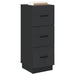 Dulap cu sertare Negru 33 x 34,5 x 87 cm Lemn prelucrat - WALTI WALTI