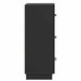 Dulap cu sertare Negru 33 x 34,5 x 87 cm Lemn prelucrat - WALTI WALTI
