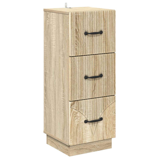 Dulap cu sertare Stejar Sonoma 33 x 34,5 x 87 cm Lemn prelucrat - WALTI WALTI