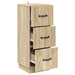 Dulap cu sertare Stejar Sonoma 33 x 34,5 x 87 cm Lemn prelucrat - WALTI WALTI