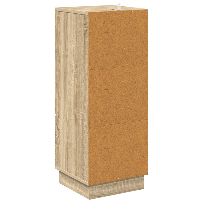 Dulap cu sertare Stejar Sonoma 33 x 34,5 x 87 cm Lemn prelucrat - WALTI WALTI