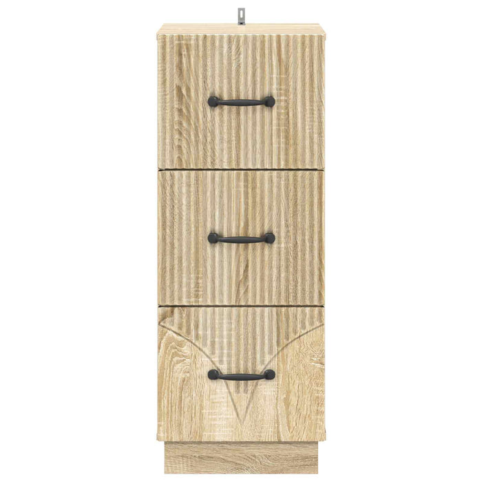 Dulap cu sertare Stejar Sonoma 33 x 34,5 x 87 cm Lemn prelucrat - WALTI WALTI