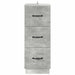 Dulap cu sertare Gri Beton 33 x 34,5 x 87 cm Lemn prelucrat - WALTI WALTI