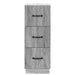 Dulap cu sertare Sonoma gri 33 x 34,5 x 87 cm Lemn prelucrat - WALTI WALTI