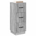 Dulap cu sertare Sonoma gri 33 x 34,5 x 87 cm Lemn prelucrat - WALTI WALTI