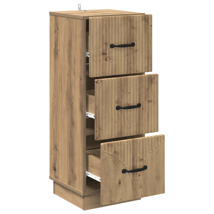 Dulap cu sertare Stejar Artizanal 33 x 34,5 x 87 cm - WALTI WALTI