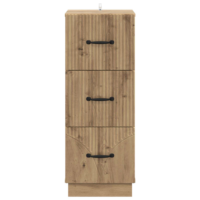 Dulap cu sertare Stejar Artizanal 33 x 34,5 x 87 cm - WALTI WALTI