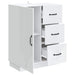 Bufet cu sertar Alb 66 x 34,5 x 87 cm Lemn prelucrat - WALTI WALTI
