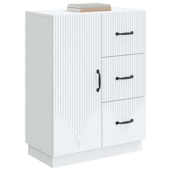 Bufet cu sertar Alb 66 x 34,5 x 87 cm Lemn prelucrat - WALTI WALTI