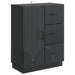 Bufet cu sertar Negru 66 x 34,5 x 87 cm Lemn prelucrat - WALTI WALTI
