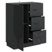 Bufet cu sertar Negru 66 x 34,5 x 87 cm Lemn prelucrat - WALTI WALTI
