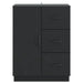 Bufet cu sertar Negru 66 x 34,5 x 87 cm Lemn prelucrat - WALTI WALTI