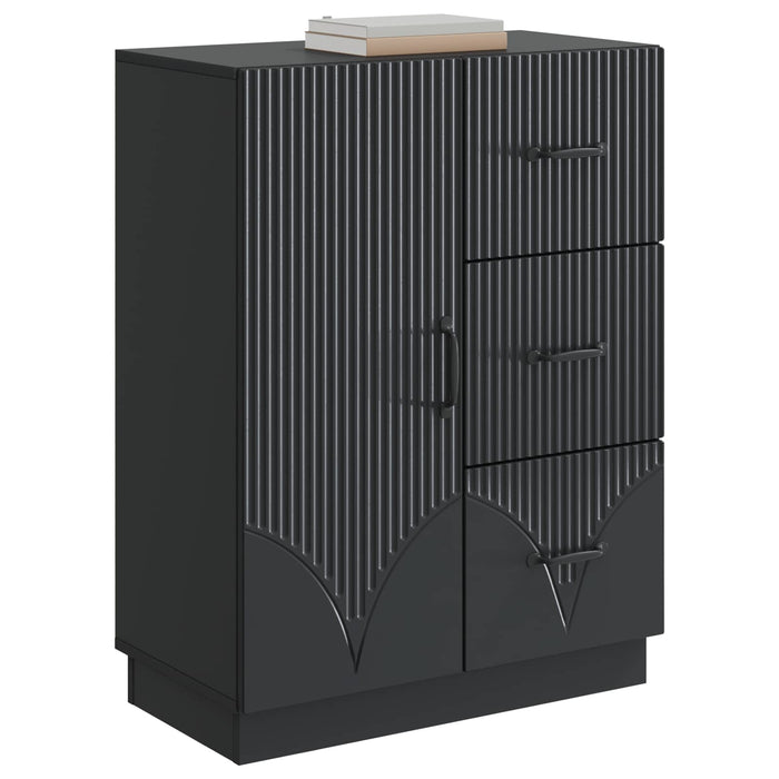 Bufet cu sertar Negru 66 x 34,5 x 87 cm Lemn prelucrat - WALTI WALTI