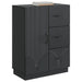 Bufet cu sertar Negru 66 x 34,5 x 87 cm Lemn prelucrat - WALTI WALTI