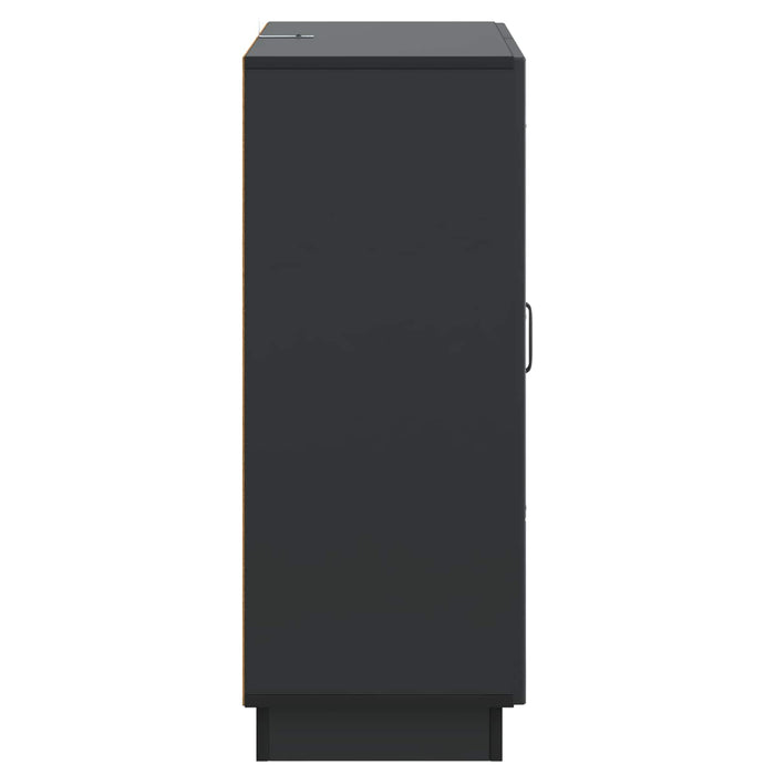 Bufet cu sertar Negru 66 x 34,5 x 87 cm Lemn prelucrat - WALTI WALTI