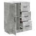 Bufet cu sertar Gri Beton 66 x 34,5 x 87 cm Lemn prelucrat - WALTI WALTI