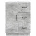 Bufet cu sertar Gri Beton 66 x 34,5 x 87 cm Lemn prelucrat - WALTI WALTI