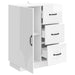 Bufet Alb foarte lucios 66 x 34,5 x 87 cm Lemn prelucrat - WALTI WALTI