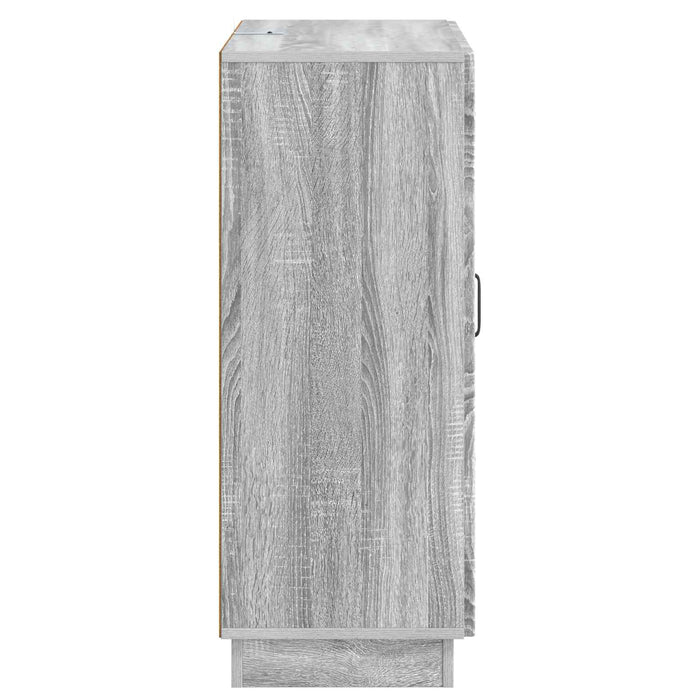Bufet cu sertar Sonoma gri 66 x 34,5 x 87 cm Lemn prelucrat - WALTI WALTI