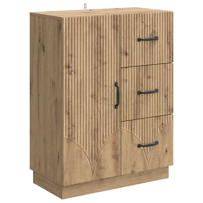 Bufet Stejar Artizanal 66 x 34,5 x 87 cm Lemn prelucrat - WALTI WALTI