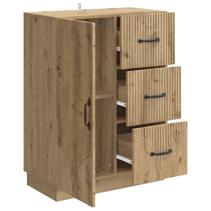 Bufet Stejar Artizanal 66 x 34,5 x 87 cm Lemn prelucrat - WALTI WALTI