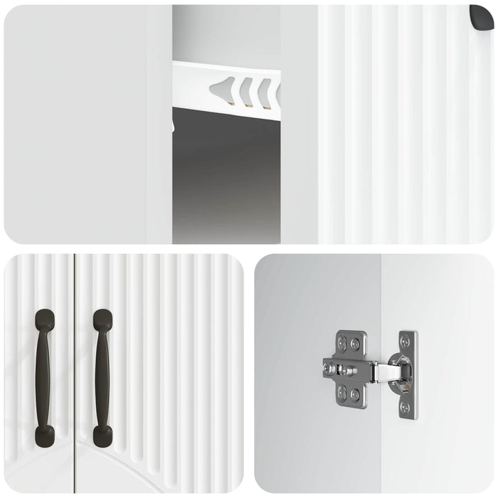 Bufet cu sertar Alb 66 x 34,5 x 87 cm Lemn prelucrat - WALTI WALTI