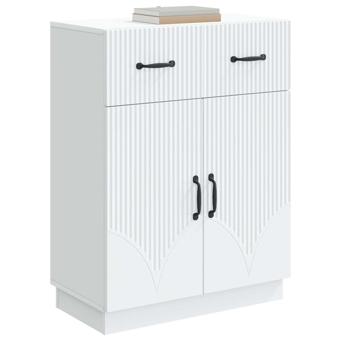 Bufet cu sertar Alb 66 x 34,5 x 87 cm Lemn prelucrat - WALTI WALTI