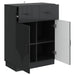 Bufet cu sertar Negru 66 x 34,5 x 87 cm Lemn prelucrat - WALTI WALTI