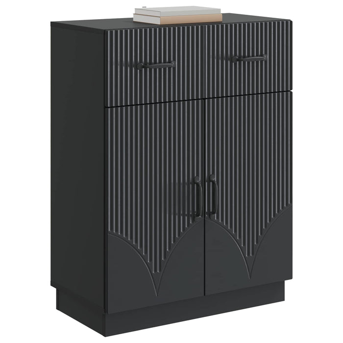 Bufet cu sertar Negru 66 x 34,5 x 87 cm Lemn prelucrat - WALTI WALTI