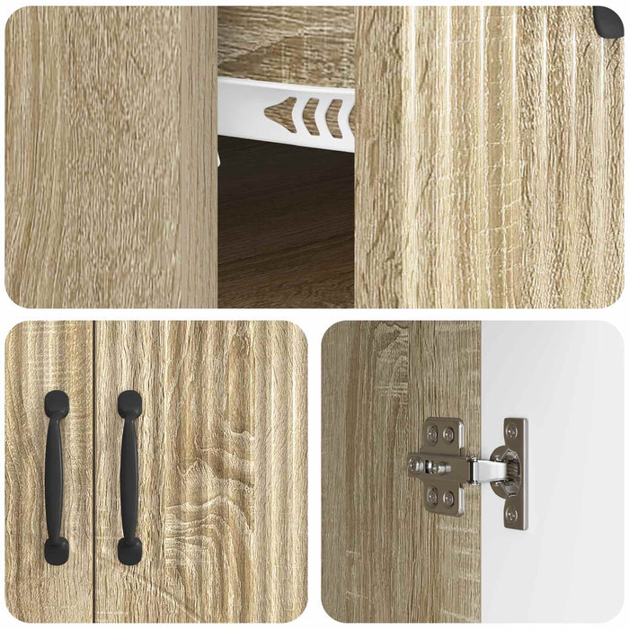 Bufet cu sertar Stejar Sonoma 66 x 34,5 x 87 cm Lemn prelucrat - WALTI WALTI
