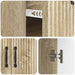Bufet cu sertar Stejar Sonoma 66 x 34,5 x 87 cm Lemn prelucrat - WALTI WALTI