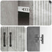 Bufet cu sertar Gri Beton 66 x 34,5 x 87 cm Lemn prelucrat - WALTI WALTI