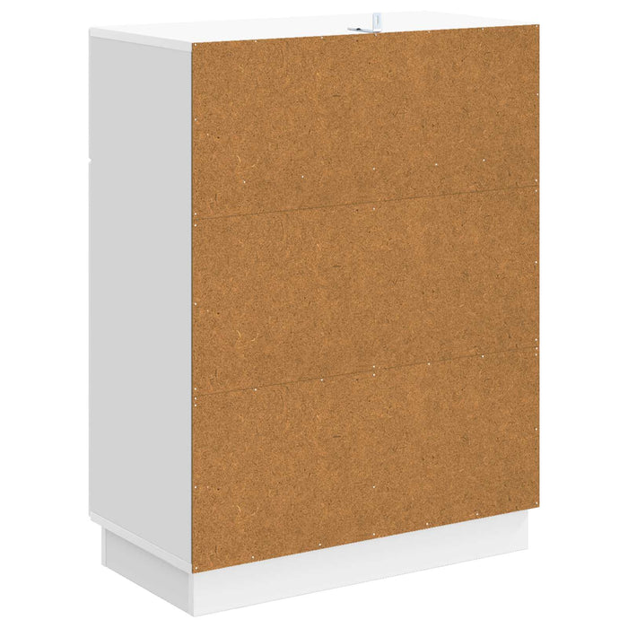 Bufet Alb foarte lucios 66 x 34,5 x 87 cm Lemn prelucrat - WALTI WALTI