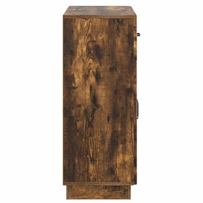 Bufet cu sertar Stejar fumuriu 66 x 34,5 x 87 cm Lemn prelucrat - WALTI WALTI