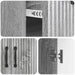 Bufet cu sertar Sonoma gri 66 x 34,5 x 87 cm Lemn prelucrat - WALTI WALTI