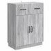 Bufet cu sertar Sonoma gri 66 x 34,5 x 87 cm Lemn prelucrat - WALTI WALTI