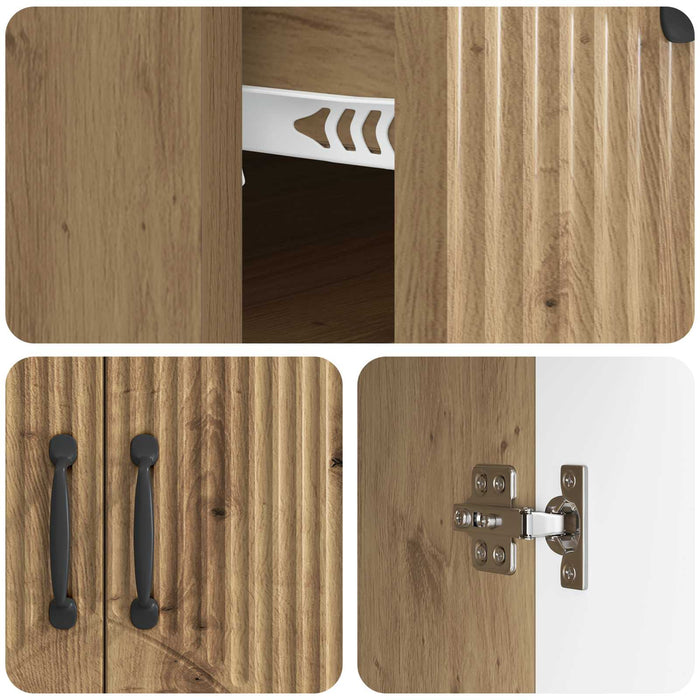 Bufet Stejar Artizanal 66 x 34,5 x 87 cm Lemn prelucrat - WALTI WALTI