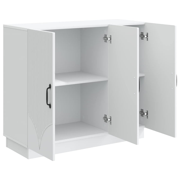 Bufet Alb 89 x 34,5 x 77 cm Lemn prelucrat - WALTI WALTI