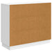 Bufet Alb 89 x 34,5 x 77 cm Lemn prelucrat - WALTI WALTI