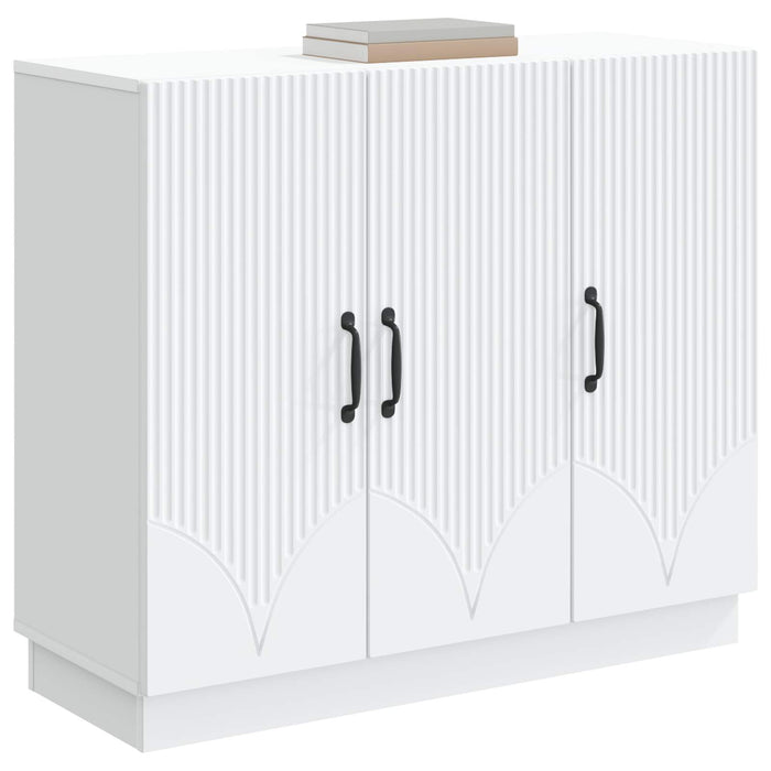 Bufet Alb 89 x 34,5 x 77 cm Lemn prelucrat - WALTI WALTI