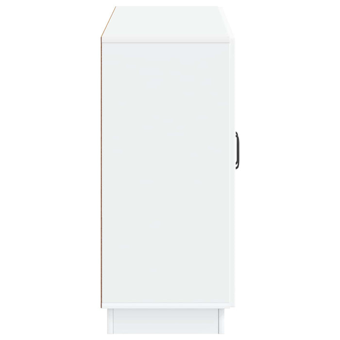 Bufet Alb 89 x 34,5 x 77 cm Lemn prelucrat - WALTI WALTI