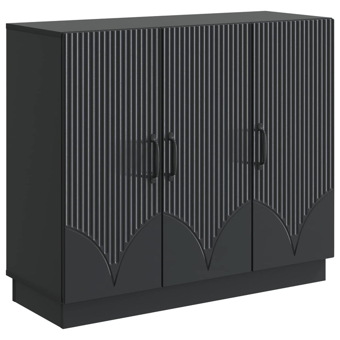 Bufet Negru 89 x 34,5 x 77 cm Lemn prelucrat - WALTI WALTI