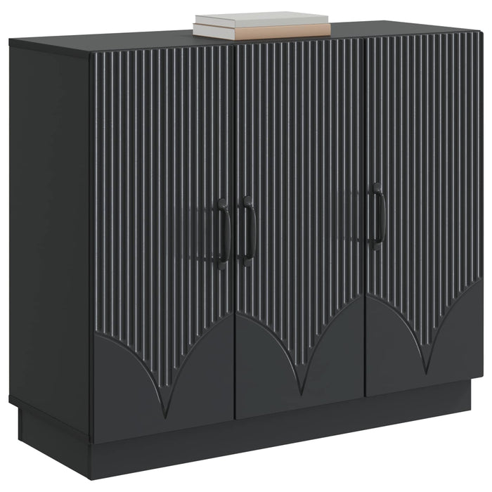 Bufet Negru 89 x 34,5 x 77 cm Lemn prelucrat - WALTI WALTI