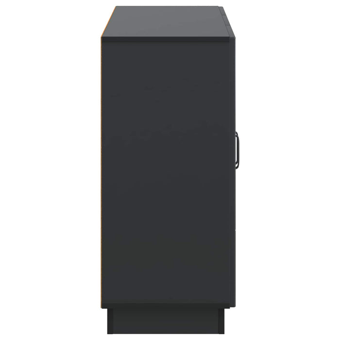Bufet Negru 89 x 34,5 x 77 cm Lemn prelucrat - WALTI WALTI