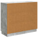 Bufet Gri Beton 89 x 34,5 x 77 cm Lemn prelucrat - WALTI WALTI